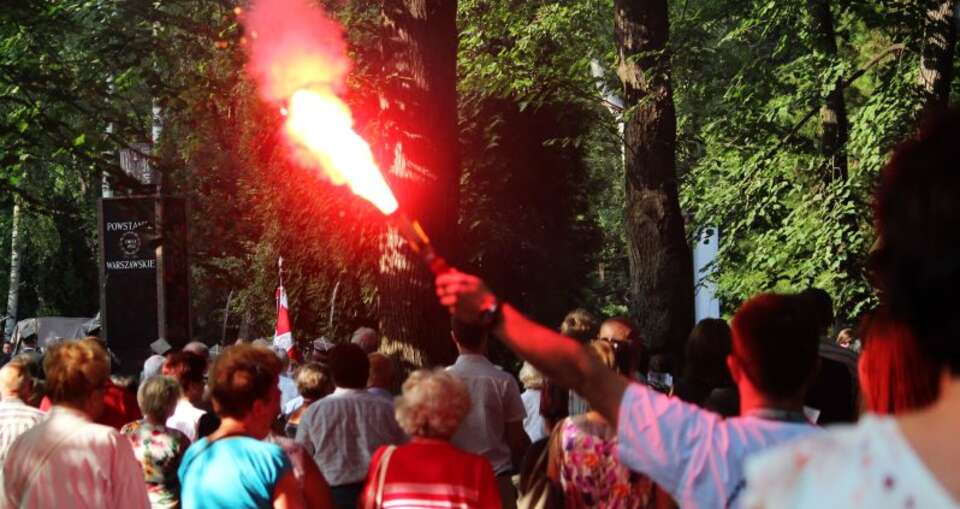 Obchody rocznicy wybuchu Powstania Warszawskiego, 1 sierpnia 2014 roku, Powązki Wojskowe w Warszawie. Fot. wPolityce.pl