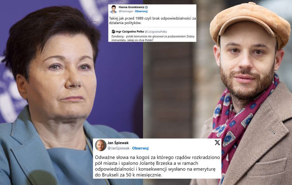 Gronkiewicz-Waltz szydzi z Zandberga. Mocna riposta Śpiewaka