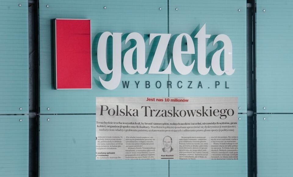 Tekst "GW" / autor: Fratria/'Gazeta Wyborcza'