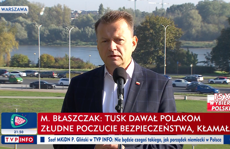 Szef MON Mariusz Błaszczak / autor: TVP INFO