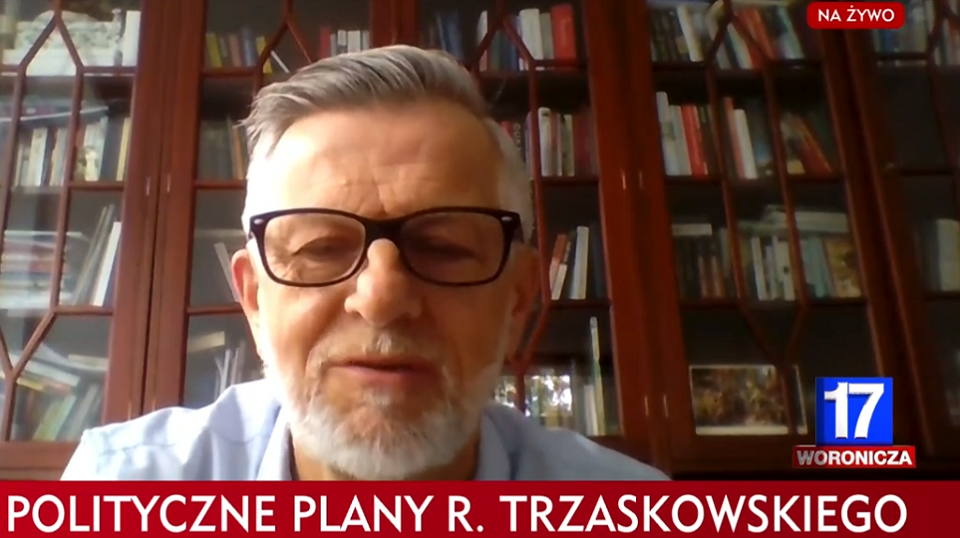Prof. Andrzej Zybertowicz / autor: Screen/TVP Info