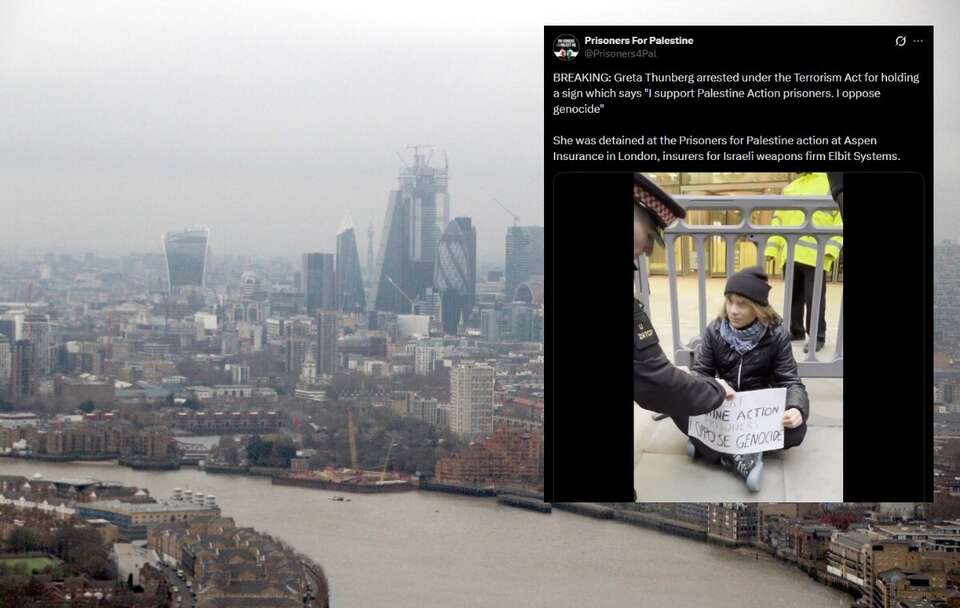 Thunberg zatrzymana w Londynie. Wyniesiono ją na rękach!