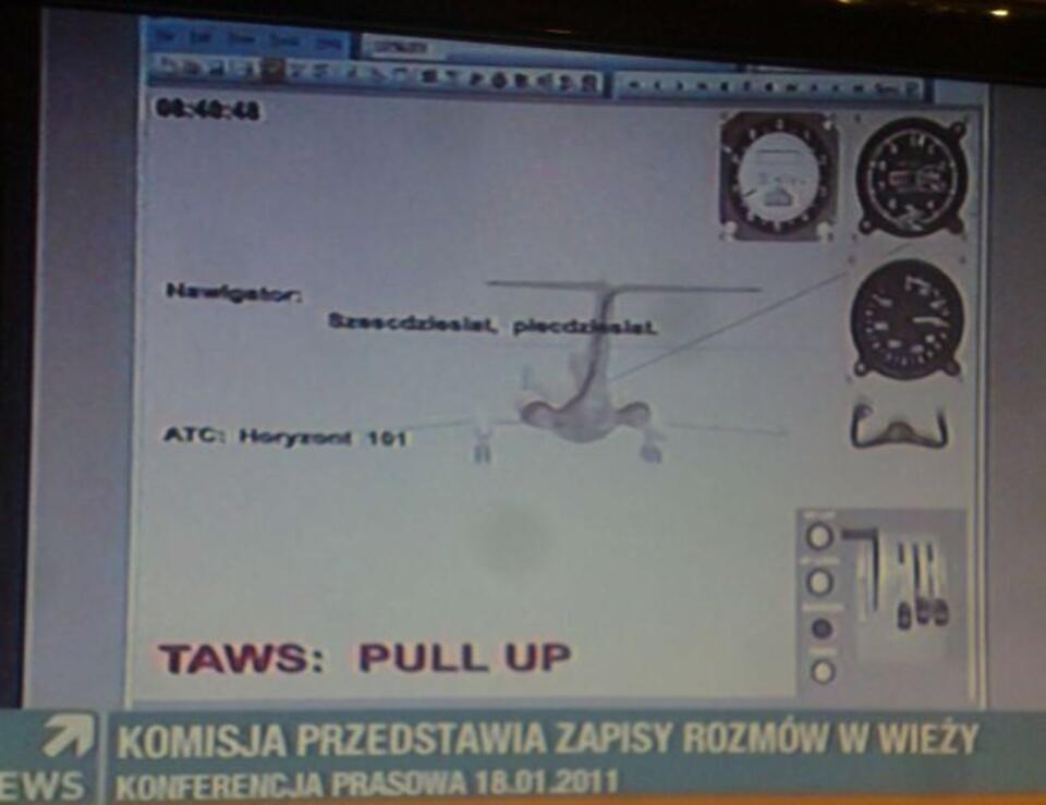 Rosjanie do końca błędnie naprowadzali polski samolot. Fot. wPolityce.pl, Polsat News
