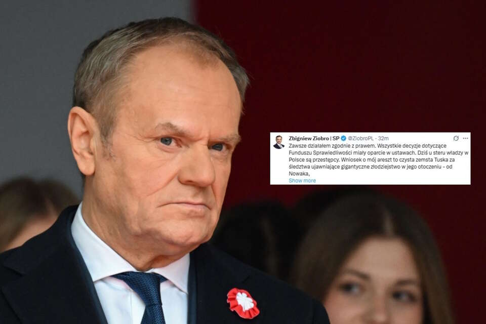 Wniosek o areszt. Ziobro bez ogródek: "Czysta zemsta Tuska"