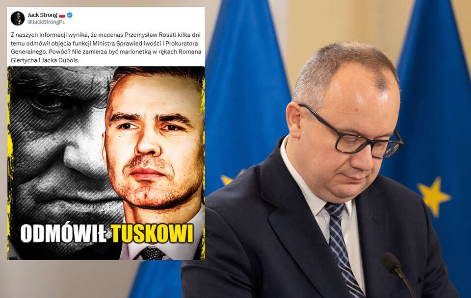 Przemysław Rosati, Adam Bodnar / autor: Fratria/X