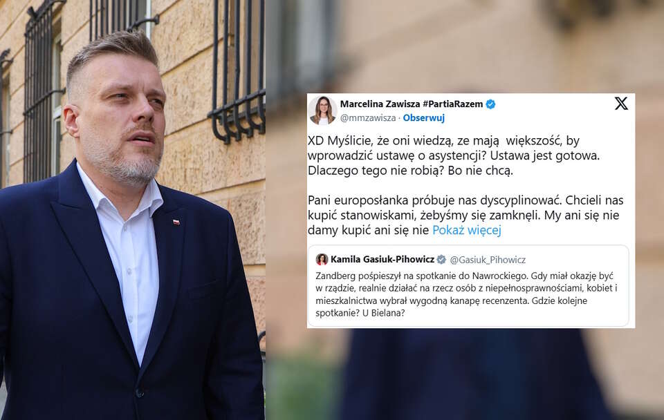 Adrian Zandberg / autor: PAP/Paweł Supernak/X