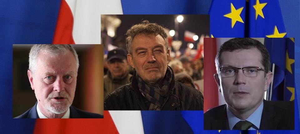 Piotr Nowina-Konopka, Ryszard Schnepf, Marcin Bosacki - członkowie tzw. Konferencji Ambasadorów RP / autor: Fratria/YouTube: BP KEP;PolishEmbassyCA