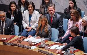 Pierwsza dama USA Melania Trump / autor: PAP/EPA