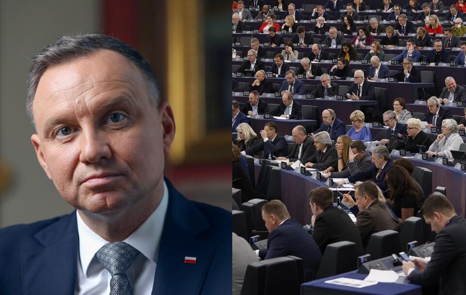 Andrzej Duda/Parlament Europejski / autor: Fratria/PAP/EPA/JULIEN WARNAND