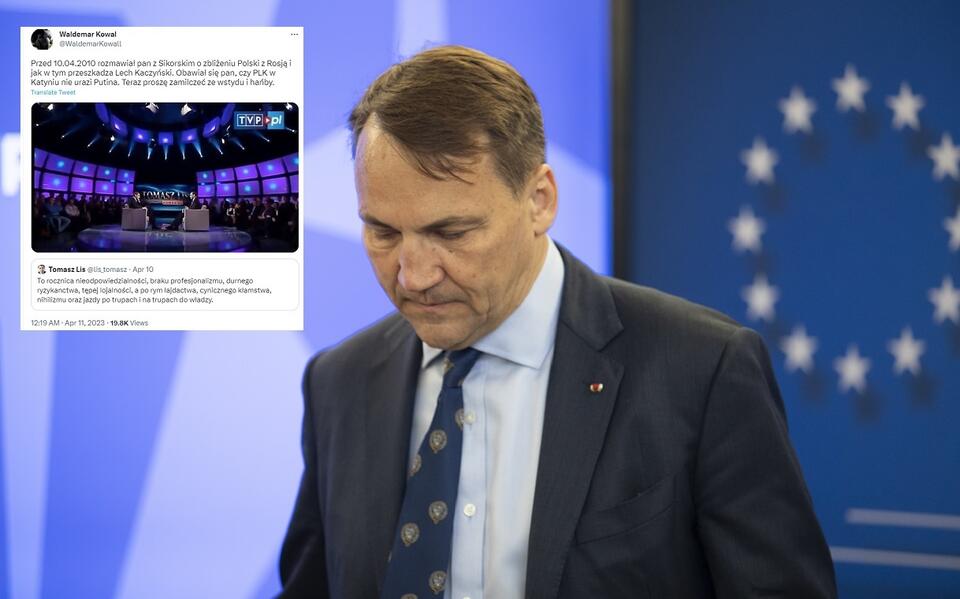 Radosław Sikorski / autor: Fratria/Twitter