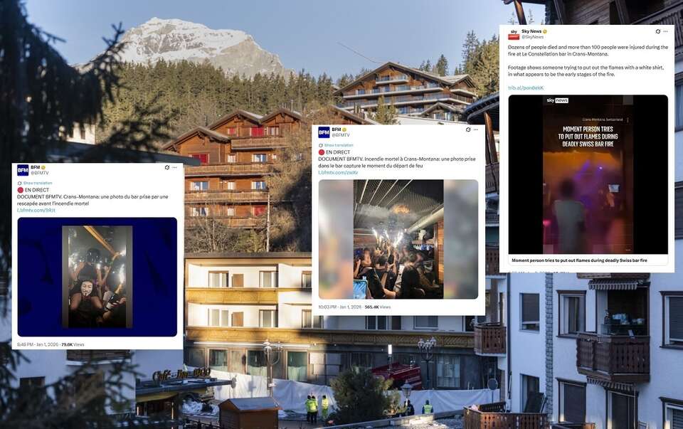 Tak wyglądał początek pożaru w Crans-Montanie? Są zdjęcia