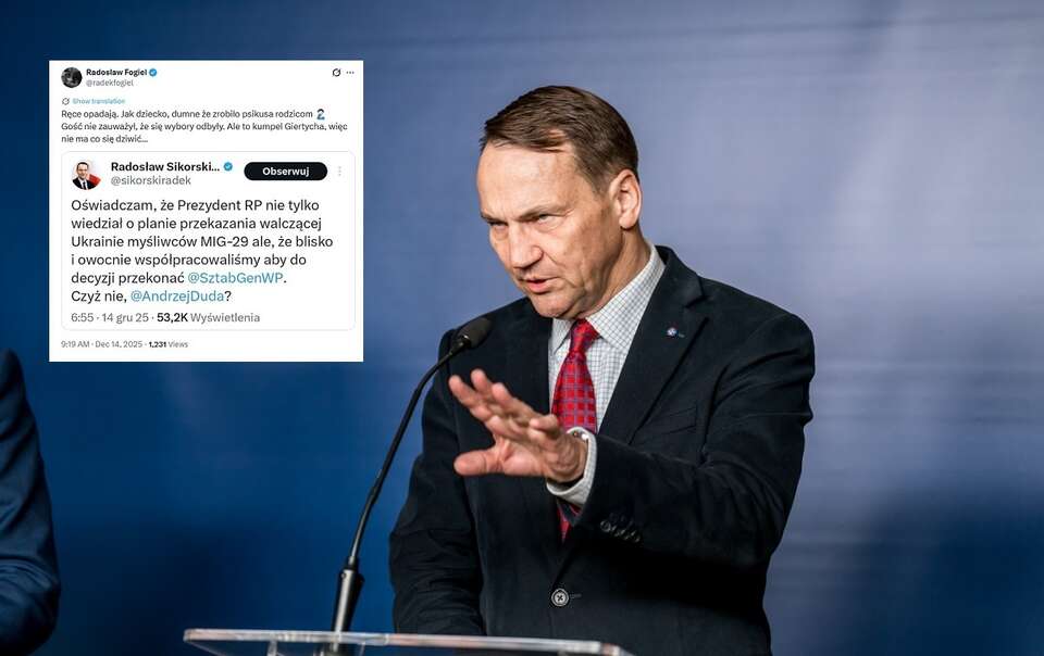 Awantura o MiG-i. Fogiel ostro o Sikorskim. "Jak dziecko"