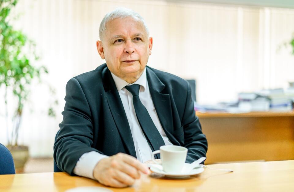 Prezes Jarosław Kaczyński / autor: Fratria
