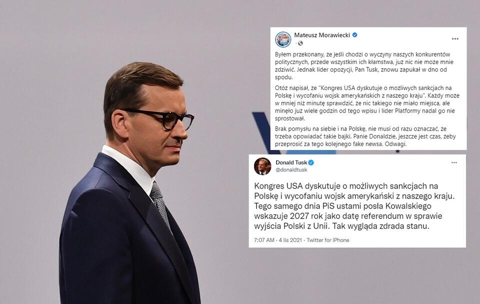 Premier Mateusz Morawiecki / autor: PAP/Radek Pietruszka; Facebook/Twitter