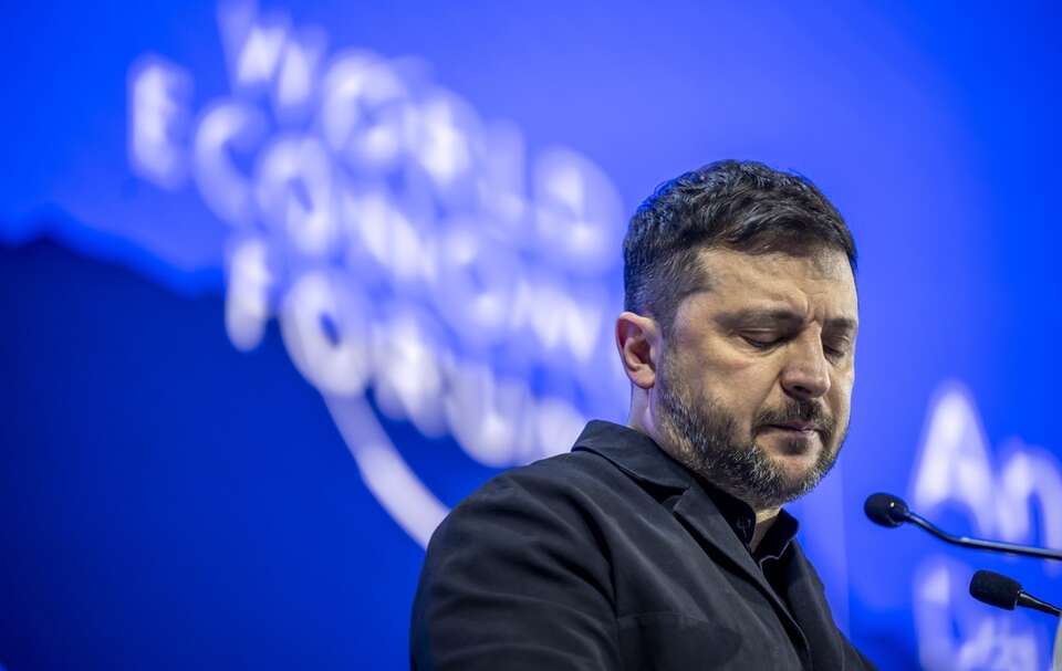 Zełenski skrytykował działania Europy dotyczące bezpieczeństwa.  / autor:  EPA/GIAN EHRENZELLER Dostawca: PAP/EPA.