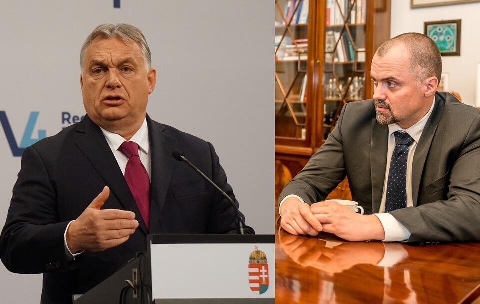 Premier Węgier Viktor Orban, Szef Biura Polityki Międzynarodowej KPRP Jakub Kumoch / autor: Fratria