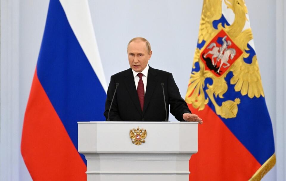 Prezydent Rosji Władimir Putin / autor: PAP/EPA/GRIGORY SYSOEV / SPUTNIK / KREMLIN POOL
