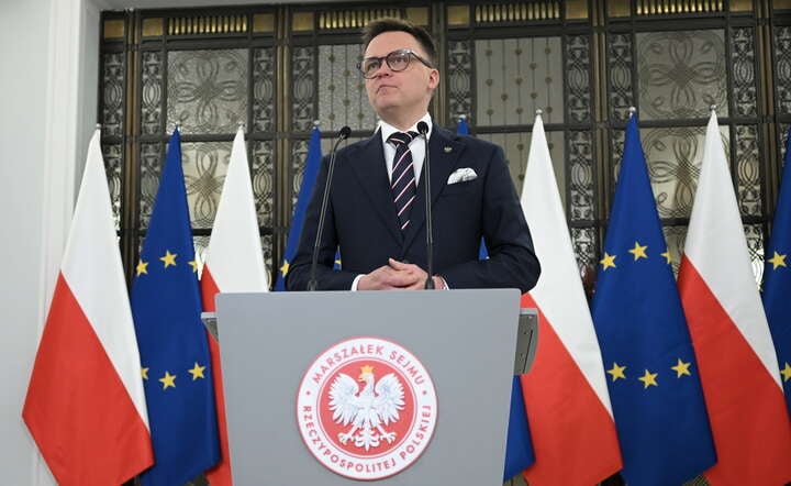 Marszałek Szymon Hołownia ogłosił, że wybory prezydenckie odbędą się 18 maja / autor: PAP/Marcin Obara