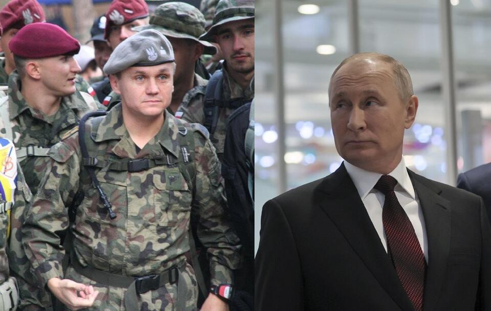 Gen. Roman Polko/Władimir Putin / autor: Roman Polko/Facebook/PAP/EPA