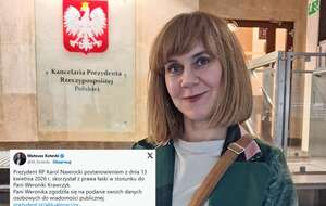 Weronika Krawczyk, zdj. z grudnia 2025 r. w KPRP / autor: Facebook/Fundacja Życie i Rodzina - Polska, X/m_kotecki