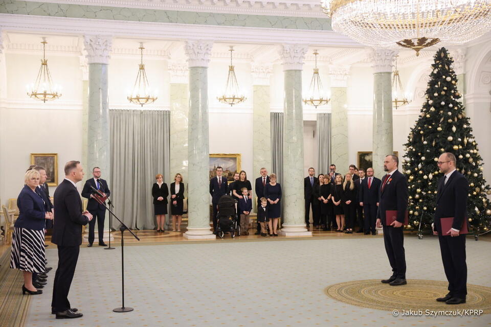 Uroczystość w Pałacu Prezydenckim  / autor: Jakub Szymczuk/ KPRP
