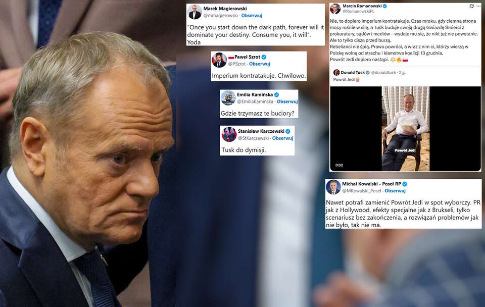 Żałosne. Papa szydzi z Ważniaka: Ulubiony film? „Powrót Jedi"