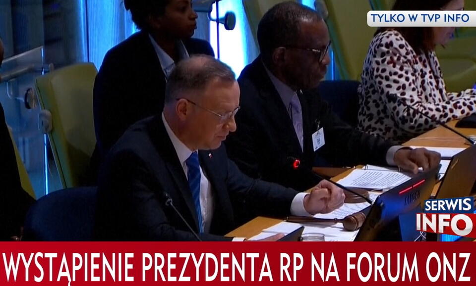Andrzej Duda / autor: screenshot/TVP Info