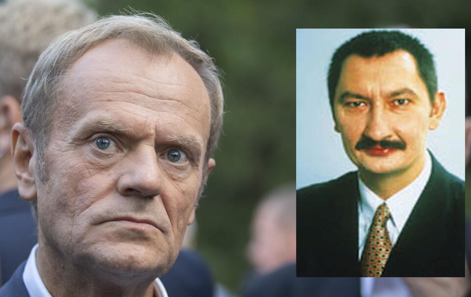 Donald Tusk, Bogusław Grabowski / autor: wPolityce.pl, NBP (Skład Rady Polityki Pieniężnej – I kadencja 1998-2004)
