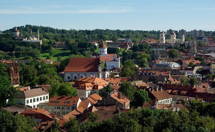 Panorama zabytkowej części Wilna / autor: Pixabay