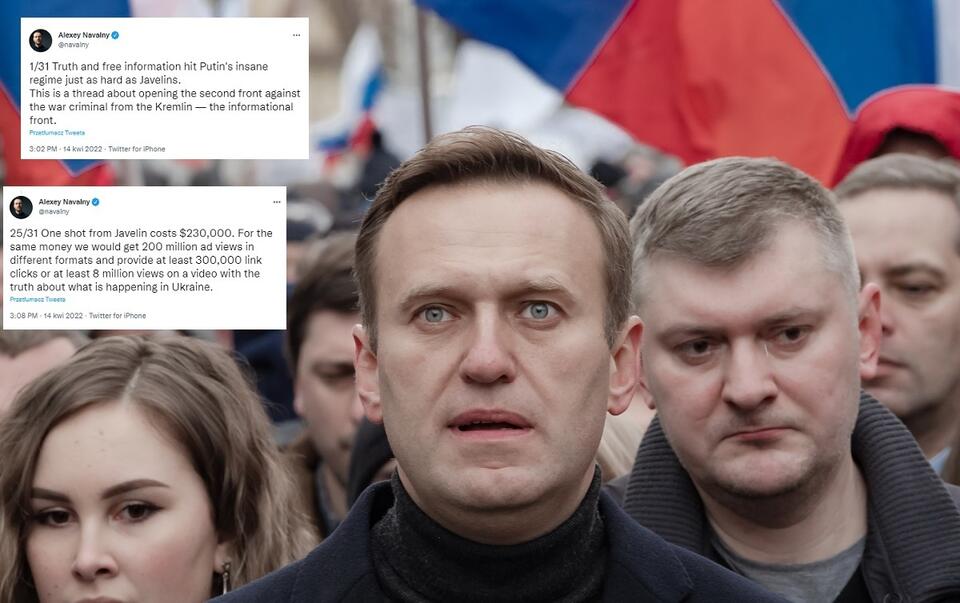 Zaskakujący wpis Nawalnego o Javelinach. O co chodzi?