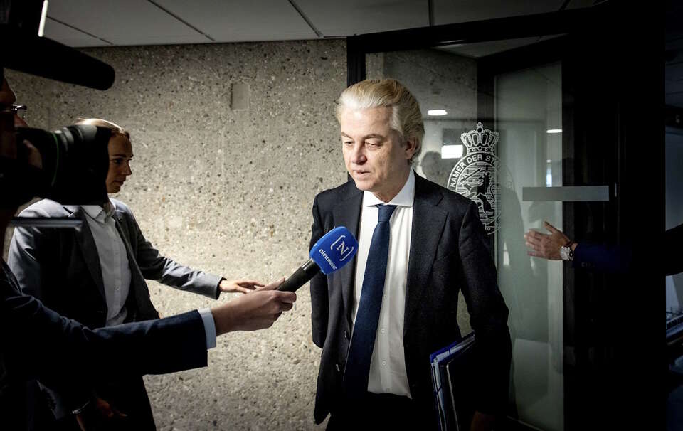 Geert Wilders / autor: PAP/EPA/KOEN VAN WEEL