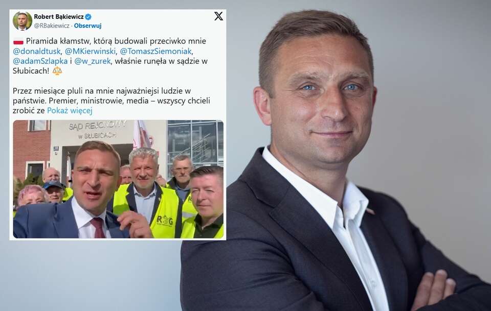 Sąd umorzył postępowanie wobec Bąkiewicza. 