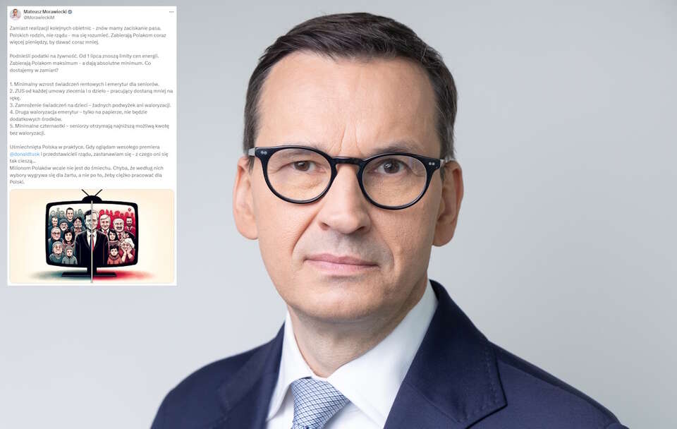 Mateusz Morawiecki / autor: Fratria/X 