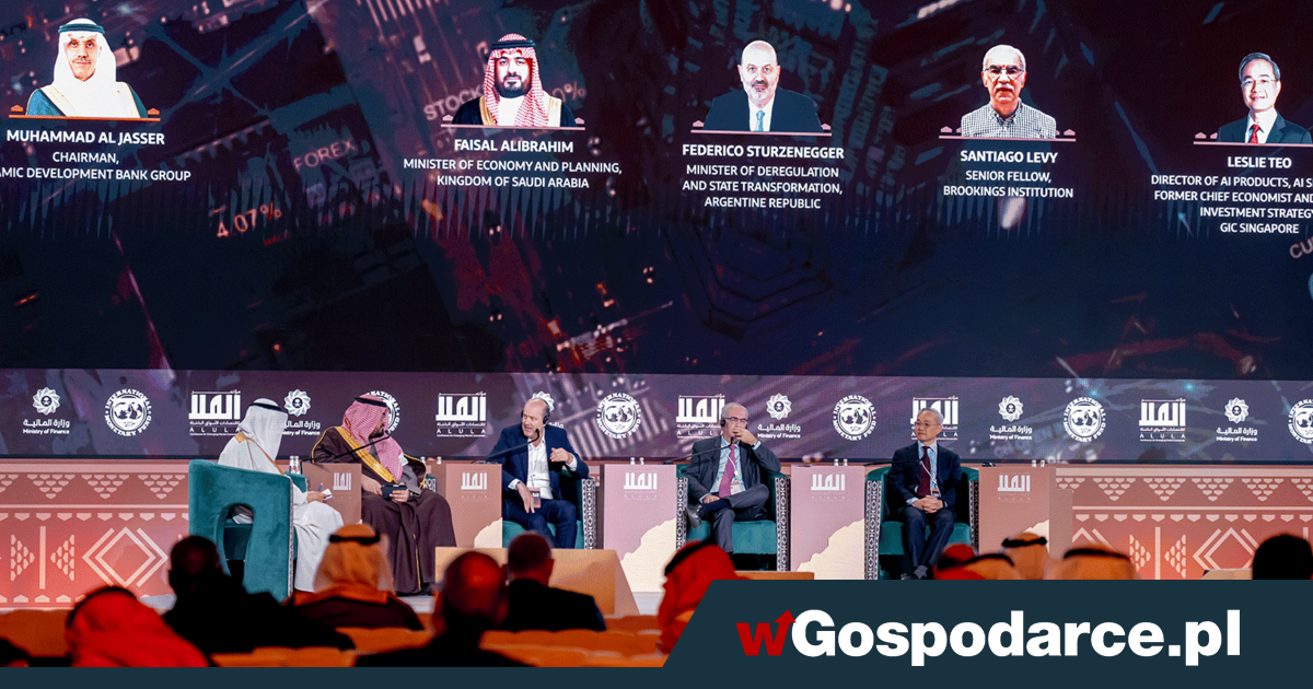 Szef smerfobanku na prestiżowej konferencji w Arabii Saudyjskiej