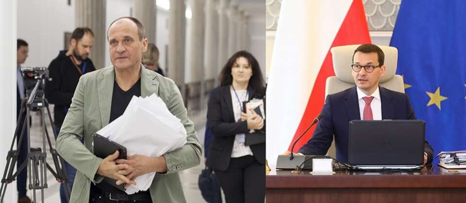 Paweł Kukiz, Mateusz Morawiecki / autor: Fratria/A.Wiktor; PAP/Rafał Guz