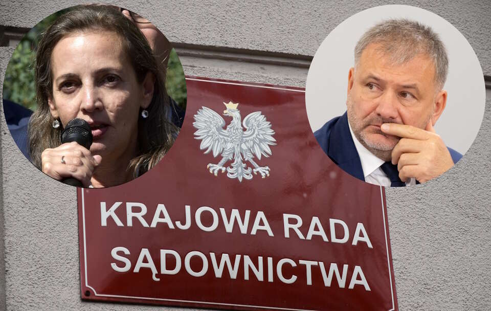 Żurek przyszedł do KRS złożyć pismo. "Bawi się w kuriera"