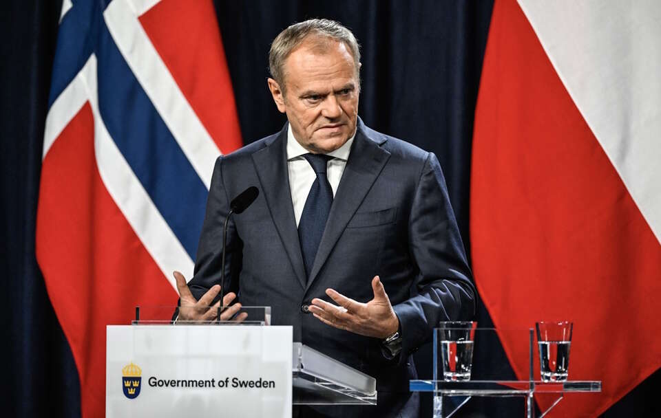 Donald Tusk / autor: PAP/EPA/HENRIK MONTGOMERY / TT