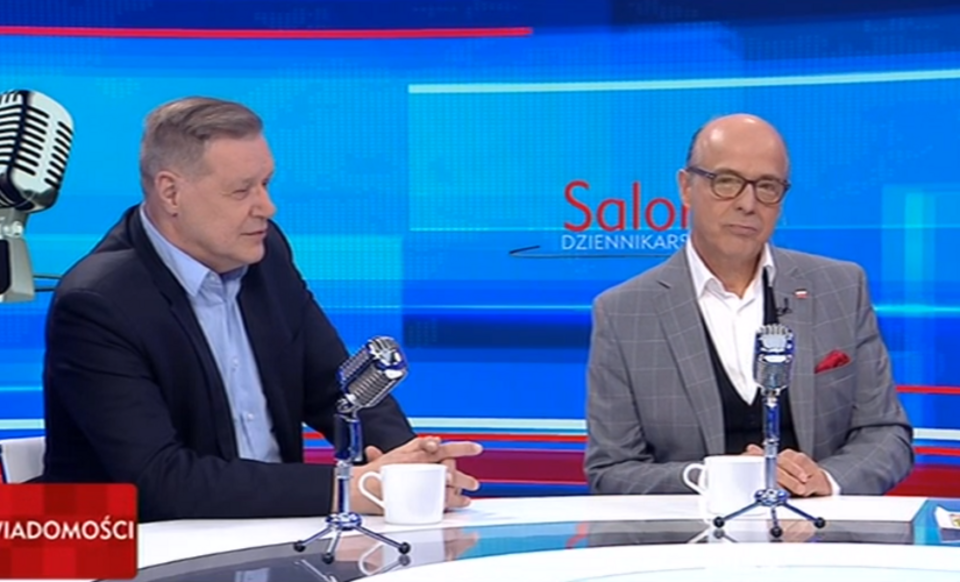 Salon Dziennikarski  / autor: screen TVP info