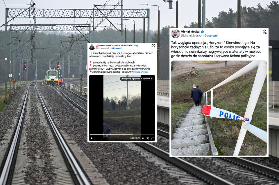 Przerażająca relacja z miejsca sabotażu. "Brak służb"