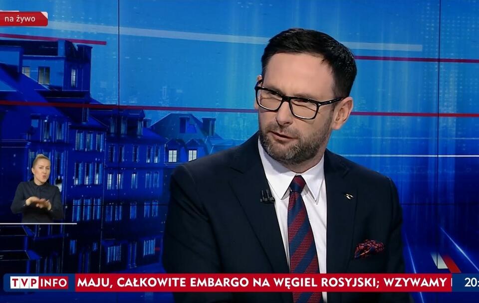 Daniel Obajtek / autor: TVP Info (screenshot)