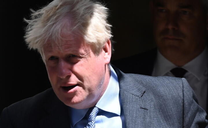 Premier Wielkiej Brytanii Boris Johnson / autor: PAP/EPA/ANDY RAIN