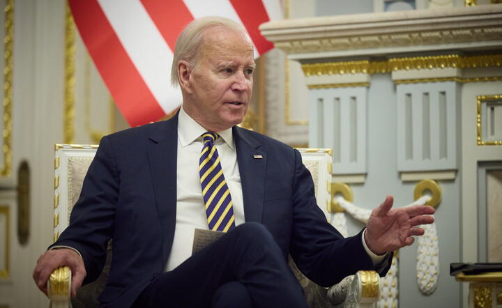 Joe Biden w Kijowie / autor: PAP/EPA