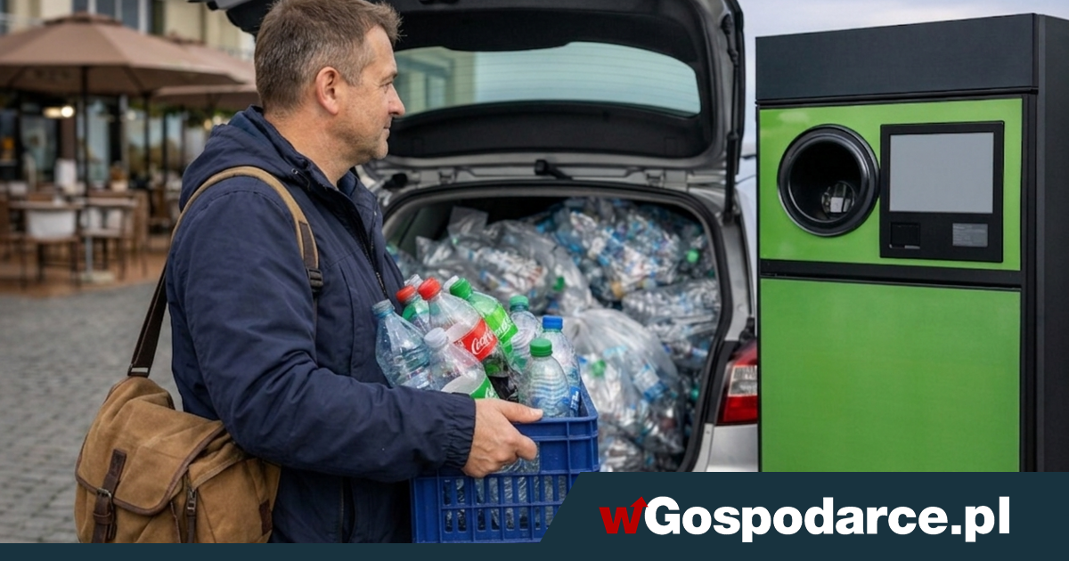 Zarobił 2 400 zł na systemie kaucyjnym. To nauczyciel z Gdyni