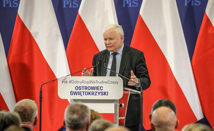 Prezes PiS Jarosław Kaczyński / autor: PAP/Adam Kumorowicz