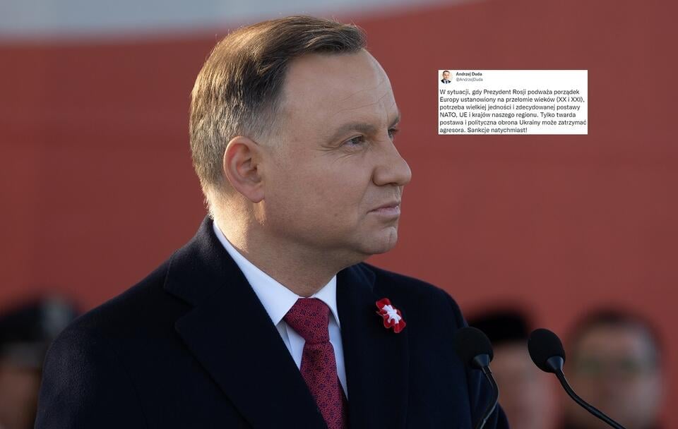 Prezydent RP Andrzej Duda / autor: Fratria/Twitter