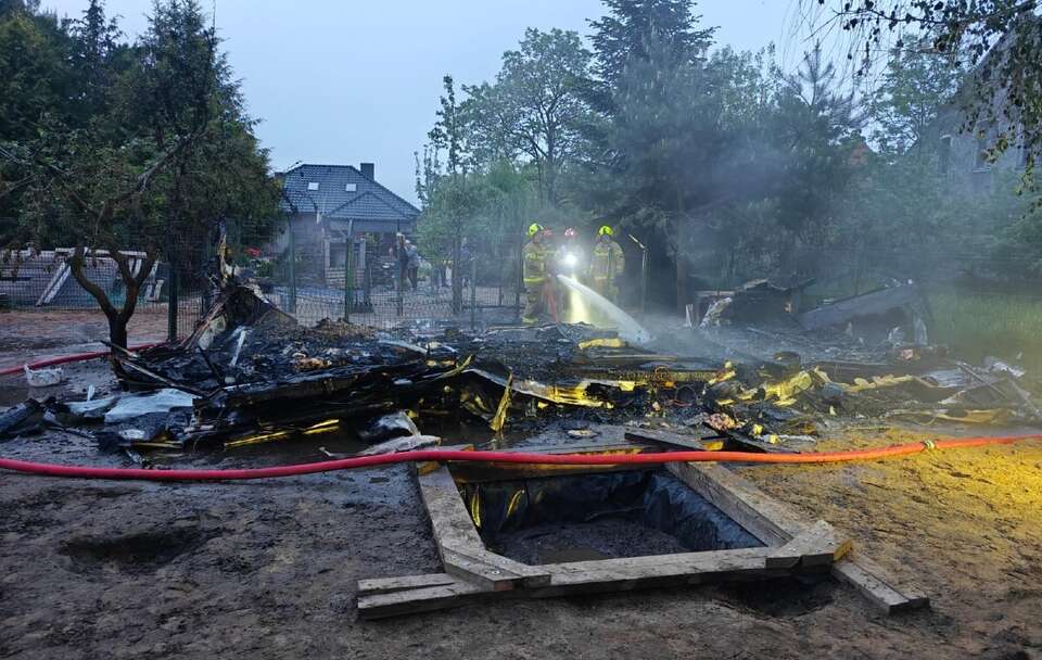 Miejsce tragedii  / autor: FB/Ochotnicza Straż Pożarna w Byczynie