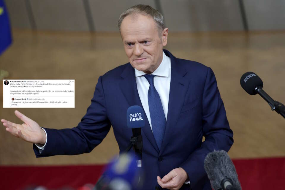 Nawrocki bezlitosny dla Tuska! "Trzecią dekadę Pan klęczy"