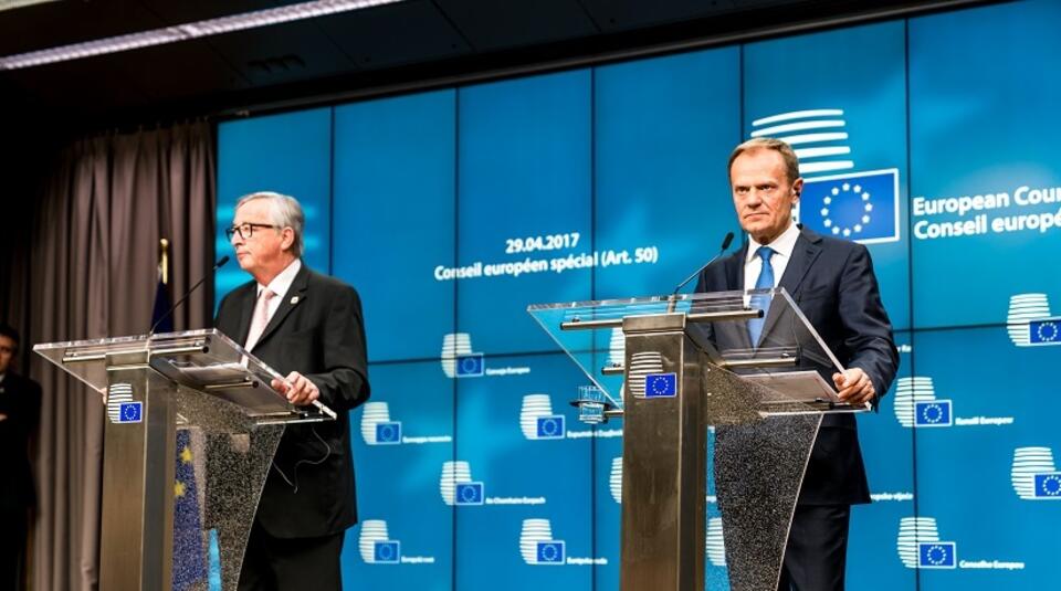 Jean-Claude Juncker i Donald Tusk / autor: Fratria
