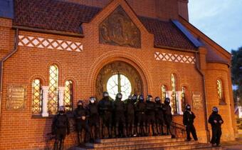 Protest Kościoła Katolickiego na Białorusi przeciw działaniom OMON