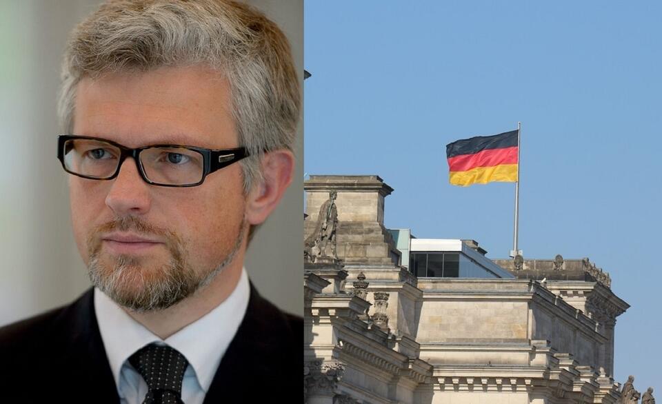 Ambasador Niemiec na Ukrainie/Flaga RFN / autor: Heinrich-Böll-Stiftung from Berlin, Deutschland, CC BY-SA 2.0 <https://creativecommons.org/licenses/by-sa/2.0>, via Wikimedia Commons/Fratria